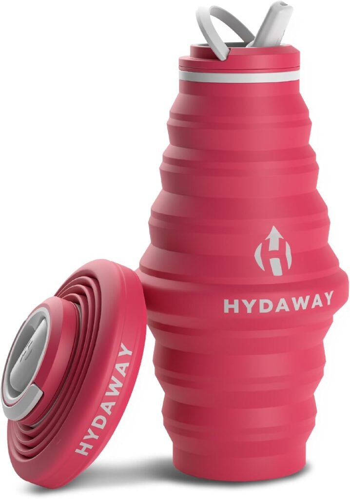 HYDAWAY Collapsible Pocket-Sized Travel Water Bottle