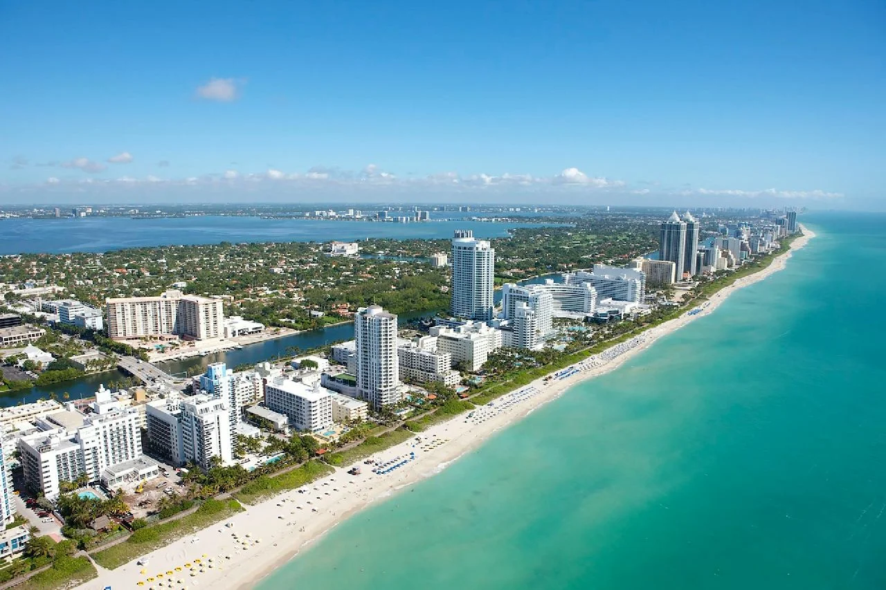 Miami aerial panorama